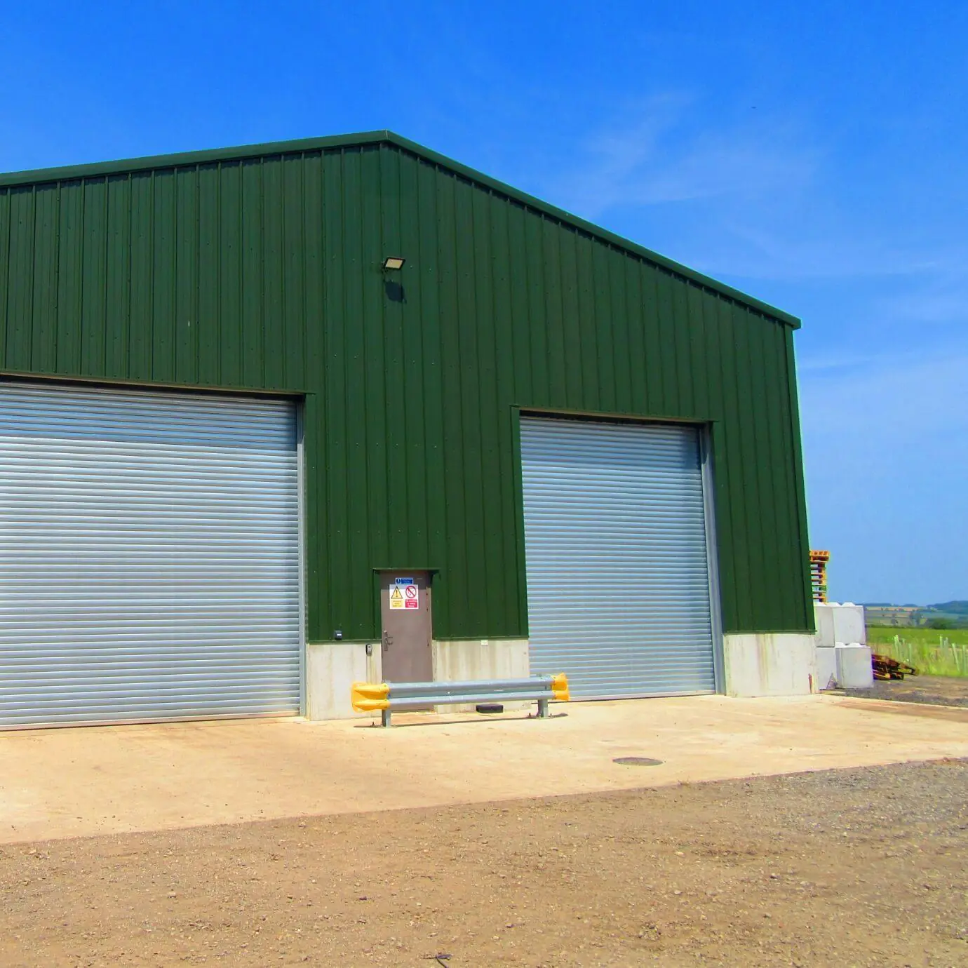 Outside of a commercial building | County Industrial Doors